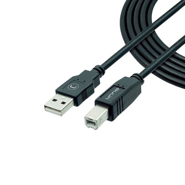 Imagen de Cable Usb 2.0 Para Impresora Unno Cb4007bk 480mbps 3m