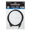 Imagen de Cable Usb 2.0 Para Impresora Unno Cb4007bk 480mbps 3m