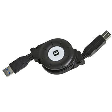 Imagen de Cable de datos retráctil Usb B a Usb A