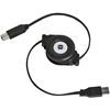 Imagen de Cable de datos retráctil Usb B a Usb A