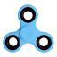 Imagen de Fidget Spinner Antiestrés Estándar Celeste