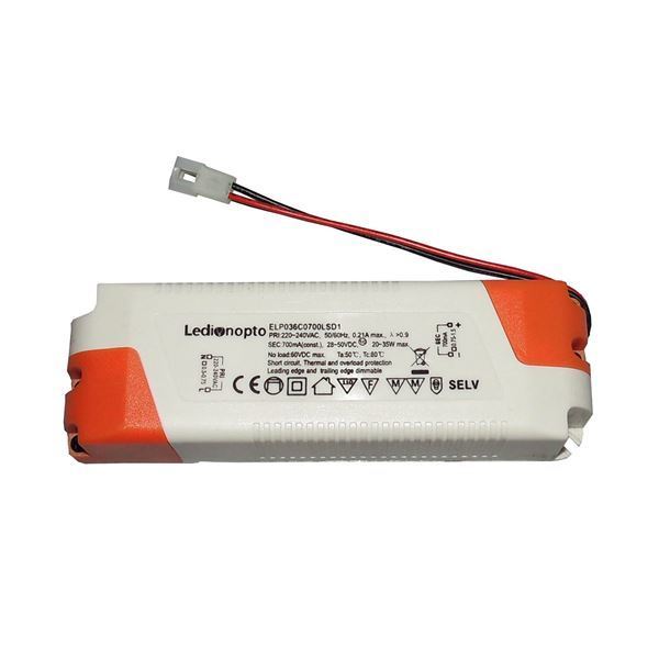 Imagen de Driver De Alimentación Led IP20 35W 0.2A 220-240VAC