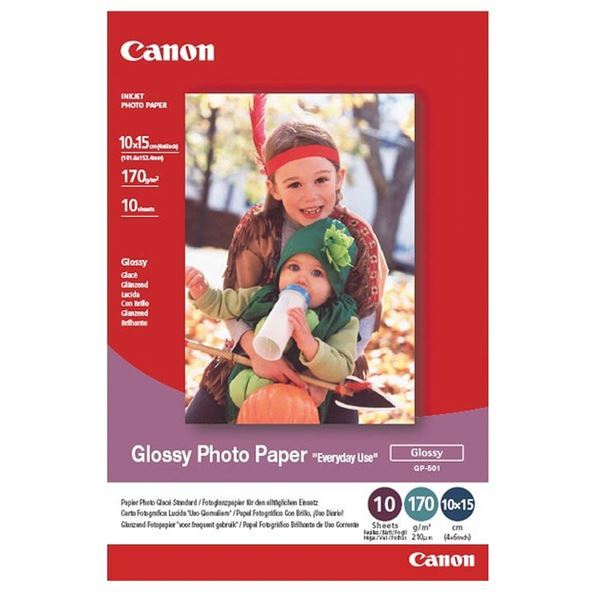 Imagen de Papel Fotográfico Brillante Canon Glossy Gp-501 x10