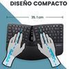 Imagen de Combo Mouse Y Teclado Ergonómicos Inalámbricos Perixx 606