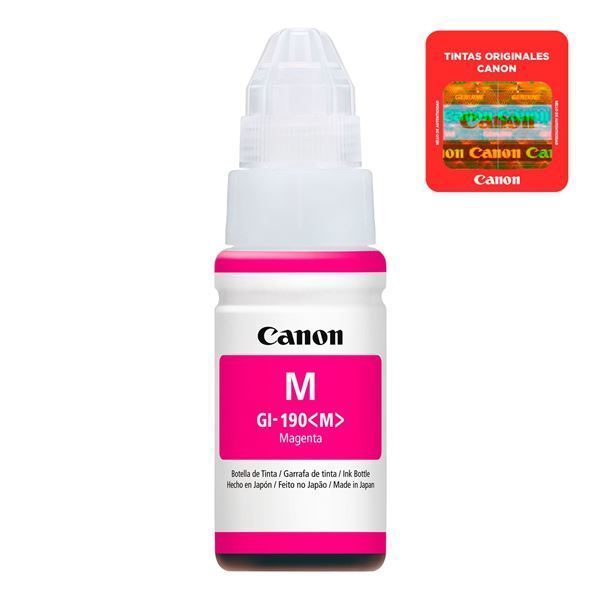 Imagen de Botella De Tinta Canon Magenta GI-190 M 70ml