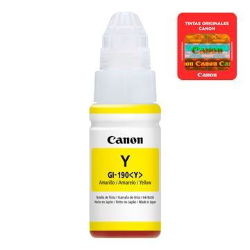 Imagen de Botella De Tinta Canon Amarillo GI-190 Y 70ml
