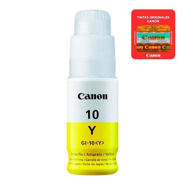 Imagen de Botella De Tinta Canon Amarillo GI-10 Y 70ml