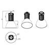 Imagen de Lampara Led Edison con Reflector 150W
