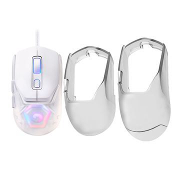 Imagen de Mouse Gaming Marvo 12000dpi RGB Puños Intercambiables