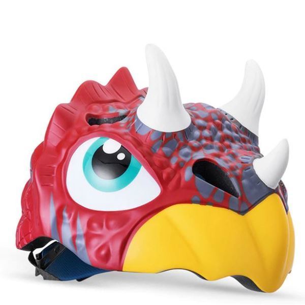 Imagen de Casco infantil Rockbros diseño de Dinosaurio