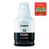 Imagen de Botella De Tinta Canon Negro GI-10 Pgbk 170ml