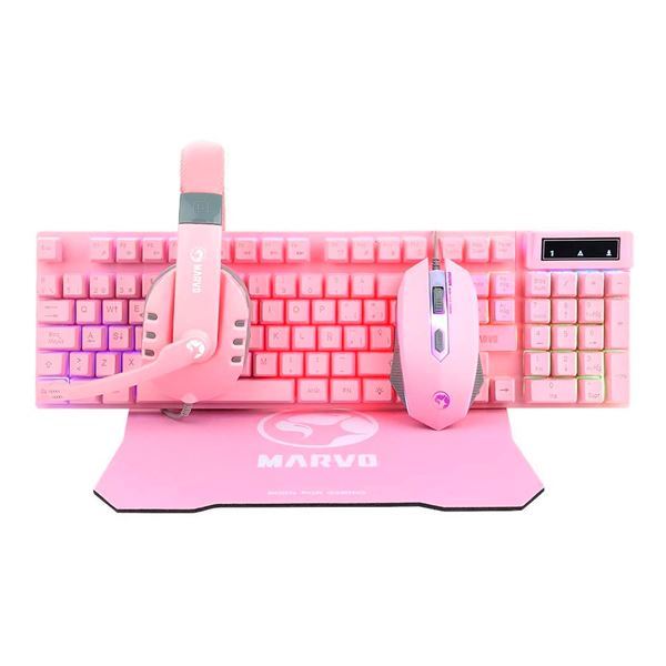 Imagen de Combo Gaming 4en1 Marvo Cm370 Ergonómico