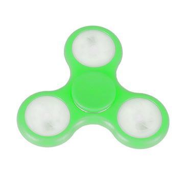 Imagen de Fidget Spinner Antiestres Luces Led Verde