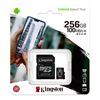 Imagen de Memoria Micro Sd Kingston 256gb 100mb/s 85mb/s