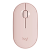 Imagen de Mouse bluetooth Logitech PEBBLE M350 minimalista rosa