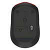 Imagen de Mouse inalambrico Logitech M170 rojo