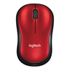 Imagen de Mouse inalambrico Logitech M185 rojo