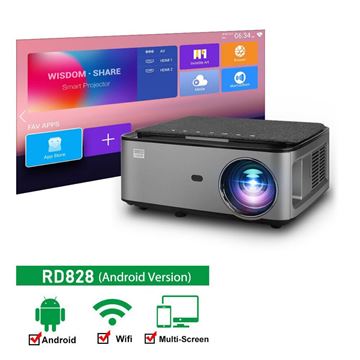 Imagen de Proyector Rigal Rd-828 Android + Wifi + Bt 3800lm