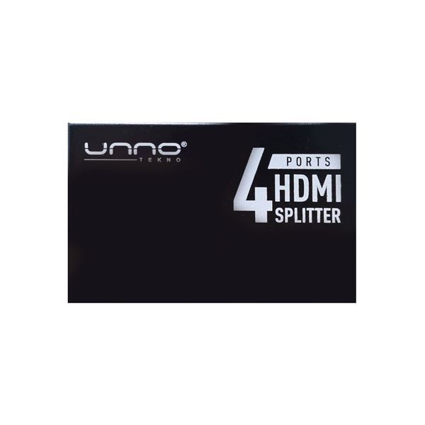 Imagen de Splitter Unno 4 Puertos Hdmi 4k x 2k 30hz 3d Compatible