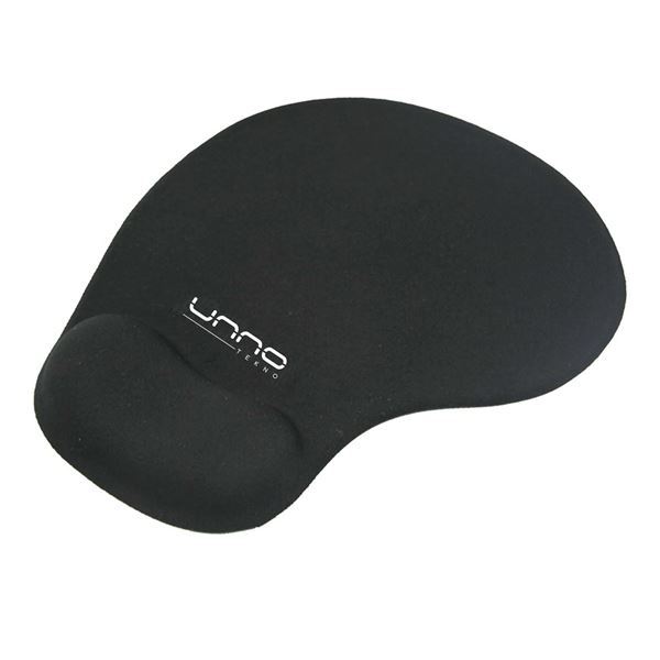 Imagen de Mouse Pad Con Gel Unno Mp6001bk Antideslizante 229x190mm