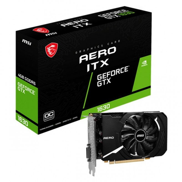 Imagen de MSI GeForce GTX 1630 AERO ITX 4GB GDDR6