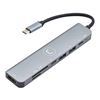 Imagen de Hub Usb C 7en1 Unno Hb1107sv Hdmi Usb Lector De Tarjetas