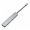 Imagen de Hub Usb C 7en1 Unno Hb1107sv Hdmi Usb Lector De Tarjetas