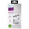 Imagen de Cargador de Pared Dual Usb Philips Conector Intercambiable 15,5w