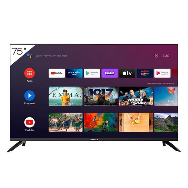 Imagen de Smart Tv Aiwa 75'' Led 4k 60hz Isdbt Android Comando De Voz
