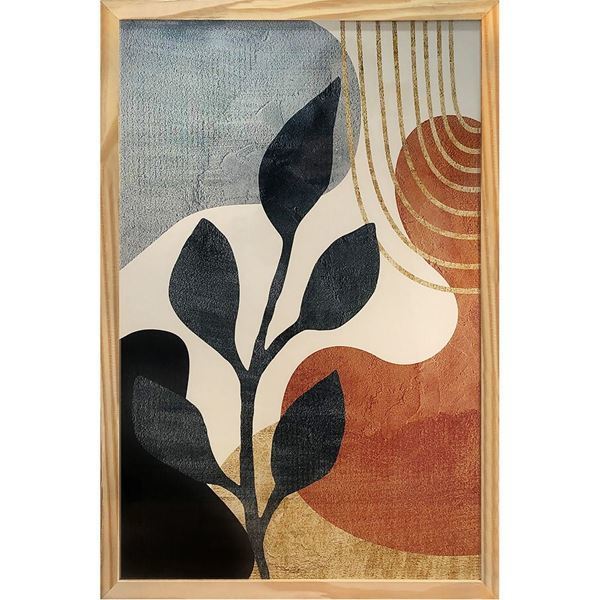 Imagen de BOTANICA TERRA Cuadro Marco en Pino 40x60cm