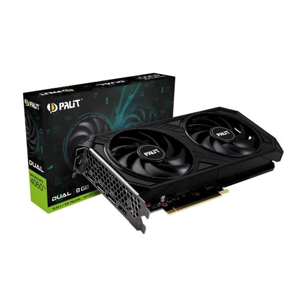 Imagen de Palit Rtx 4060ti Dual 8gb Gddr6 NE6406T019P1-1060D