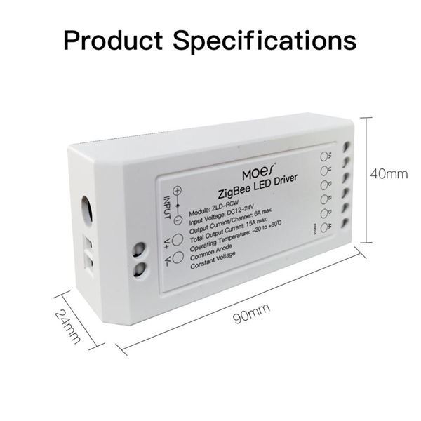 Imagen de Controlador Led Zigbee 12-24v Tuya Smart