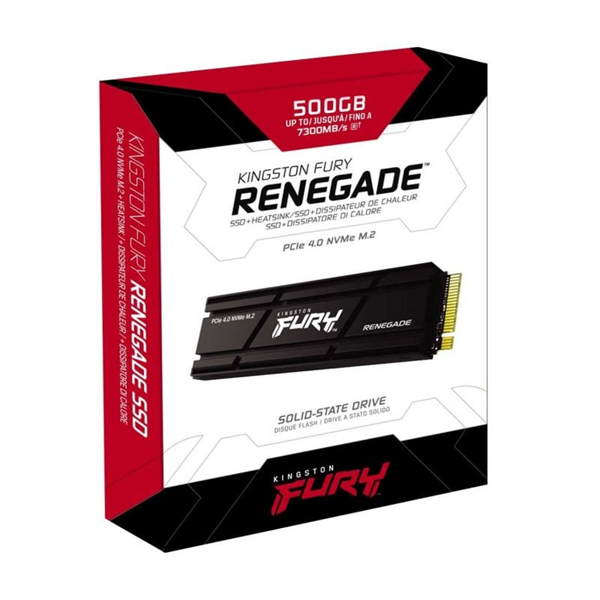 Imagen de SSD 1TB NVMe M.2 Kingston FURY Renegade Heatsink PS5