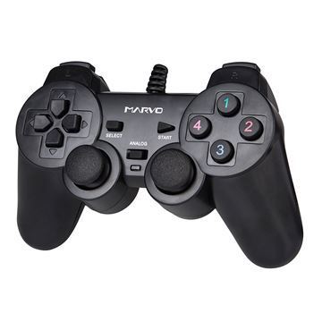 Imagen de Gamepad Pc Marvo Ergonómico Analógico Vibración