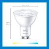 Imagen de Lámpara Led Inteligente Philips Wiz 4,7W GU10 Blanco