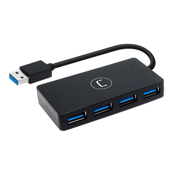 Imagen de Hub Unno 4 Puertos Usb 5mbps Usb 3.0 Compatible