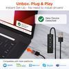 Imagen de Auriculares Cableados 3,5mm Usb Hypergear V100 Office