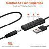 Imagen de Auriculares Cableados 3,5mm Usb Hypergear V100 Office