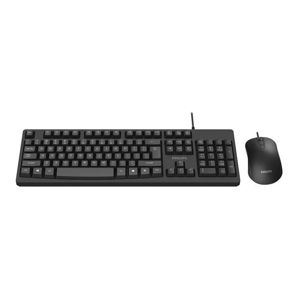 Imagen de Mouse Y Teclado Cableados Philips Spt6214 Usb