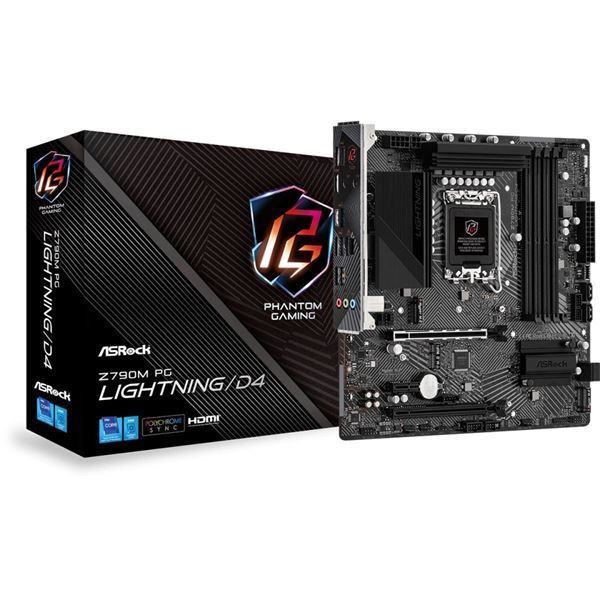 Imagen de ASRock Z790M PG Lightning/D4 LGA1700 90-MXBJW0-A0UAYZ