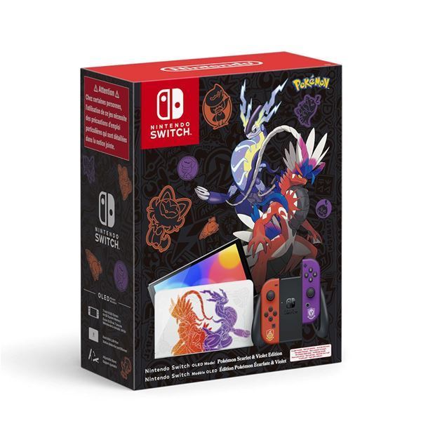 Imagen de Consola Nintendo Switch Oled Pokémon Escarlata y Púrpura 7'' 64gb