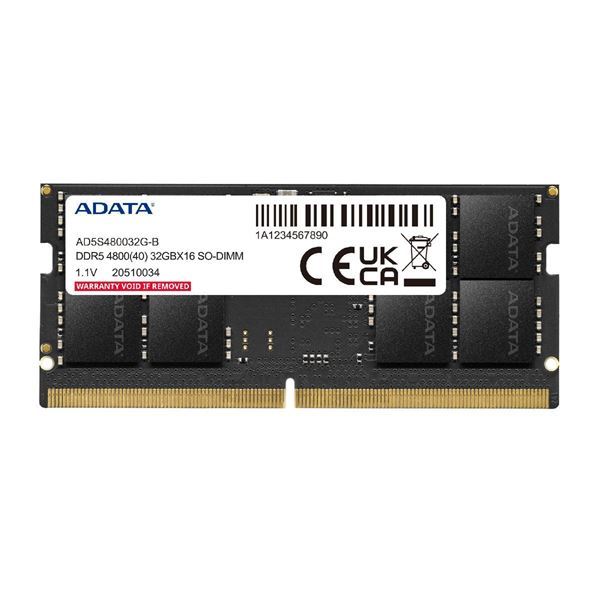 Imagen de ADATA 32GB DDR5 4800MHz SODIMM AD5S480032G-S