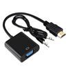 Imagen de Cable Adaptador para PC HDMI Macho a VGA Macho con audio