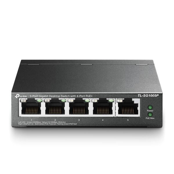 Imagen de Switch Tp-Link Tl-sg1005lp 5 Puertos 10/100/1000 4 PoE