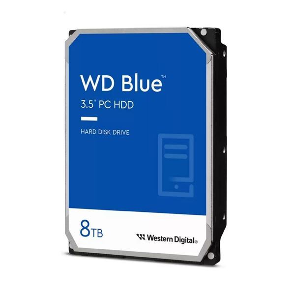 Imagen de Western Digital 8tb Blue 3.5" 5640 Rpm 256mb Sata WD80EAAZ