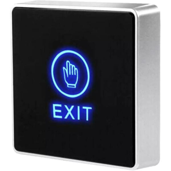 Imagen de Boton De Salida Zkteco No/nc/com - Luz Azul/verde