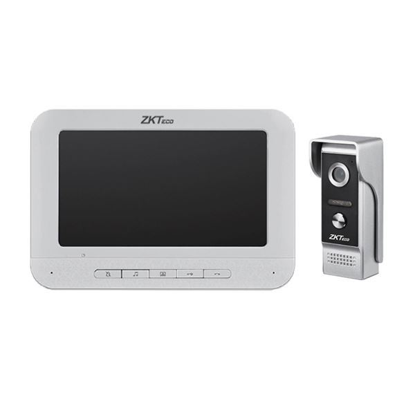 Imagen de Kit Videoportero Zkteco Análogo Con Pantalla 7''