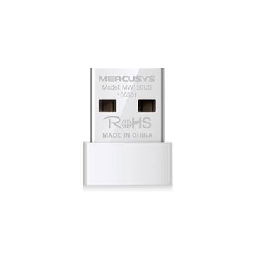 Imagen de Mini Adaptador Wi-Fi Usb Mercusys Mw150us 150mbps