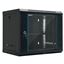 Imagen de Rack 6u Zkteco Acero Wall Puerta De Vidrio 6406s