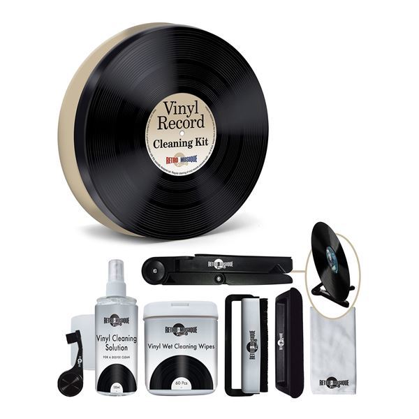 Imagen de Kit De Limpieza Para Discos De Vinilo Retro Musique Kxrm07